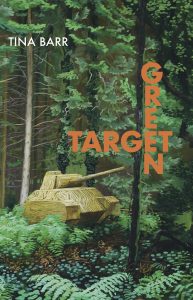 Book cover for Green Target shows a tank in the woods