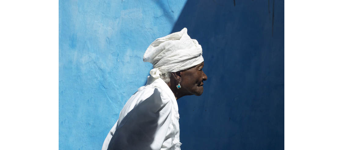 Photo of Mãe Filhinha of Yemanjá-Ogunté, featured in the film Yemanjá. Copyright 2013 by Gerald Lee Hoffman
