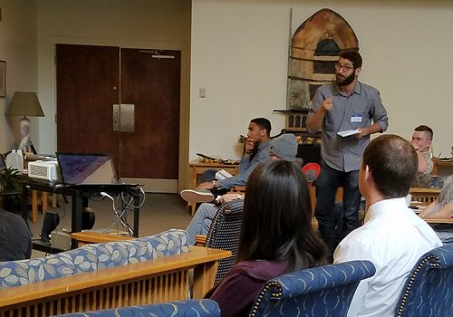 Students at the philosophy conference