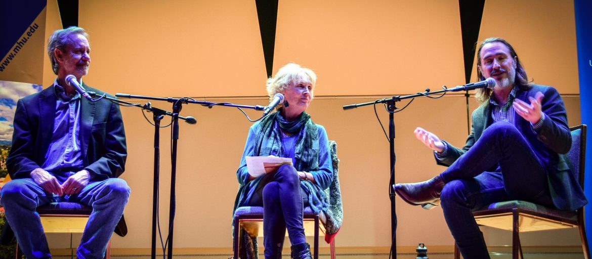 Ron Rash, Lee Smith, and Wiley Cash at the Appalachian Studies Conference at UNC Asheville.