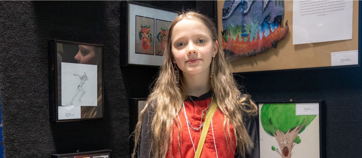 Freyja Stewart of Asheville Middle School