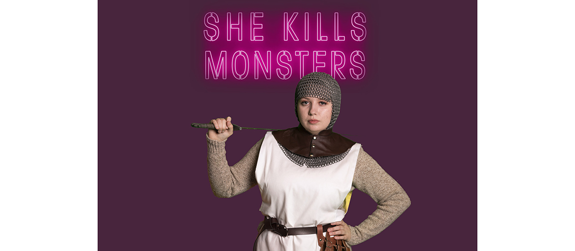 She Kills Monsters – web – studio Misha Actor in a medieval costume