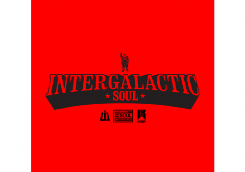 Poster with Intergalactic Soul in movie credit-style lettering