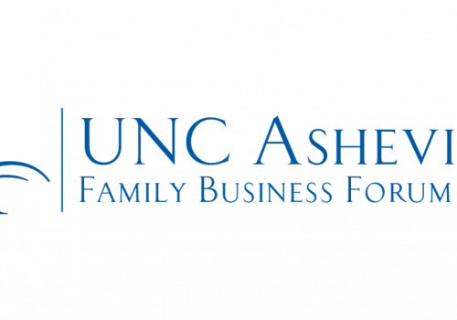 UNC Asheville Family Business Forum wordmark