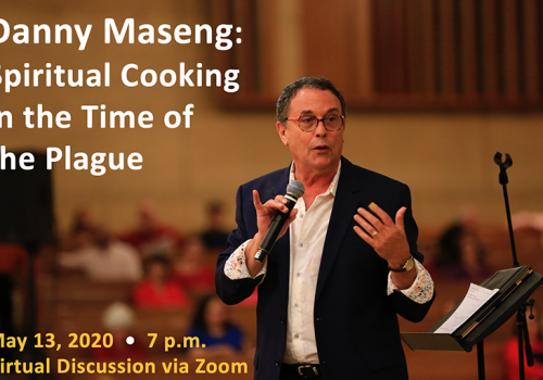 Photo of Danny Maseng with name and time of event