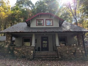 Wilma Dykeman house exterior, October, 2020