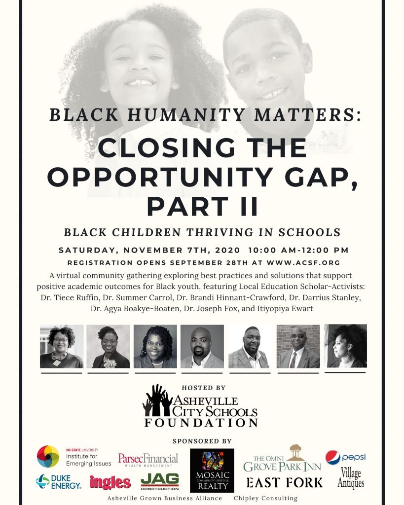 poster has photos of presenters and repeats basic event info