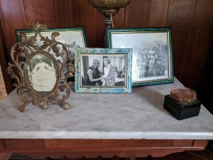 Wilma Dykeman's bureau with family photos