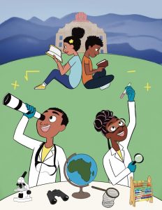 Art by Jasmine Washington, UNC Asheville new media student and Black Student Association President