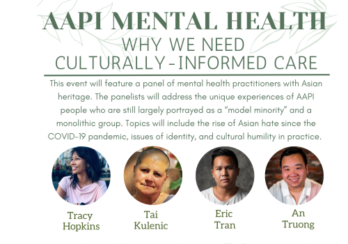 A panel of mental health professionals with Asian heritage
