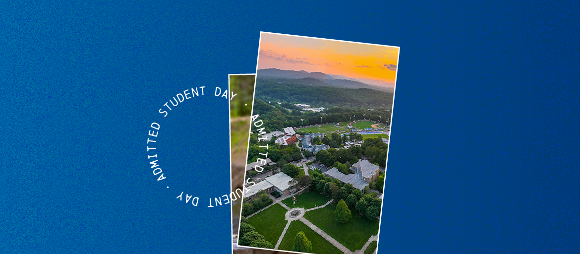 UNCA_Events_AdmittedStudentsDay_03.01.25 Spring 2025 Admitted Student Day event banner