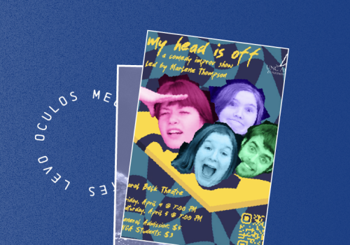 comedy improve show event banner graphic