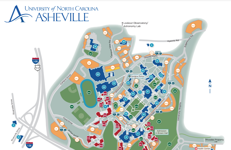 unc asheville campus visit