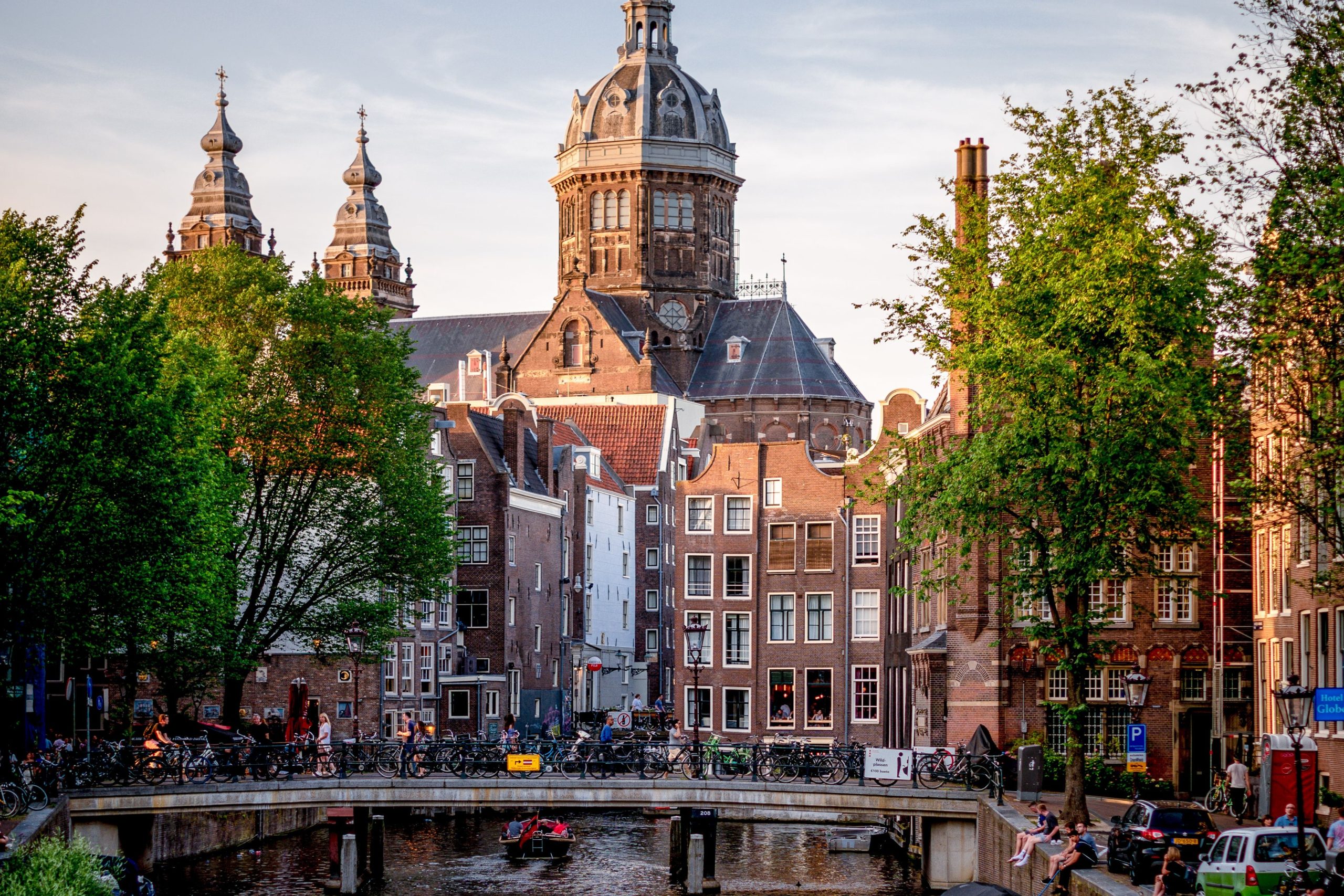 Amsterdam skyline