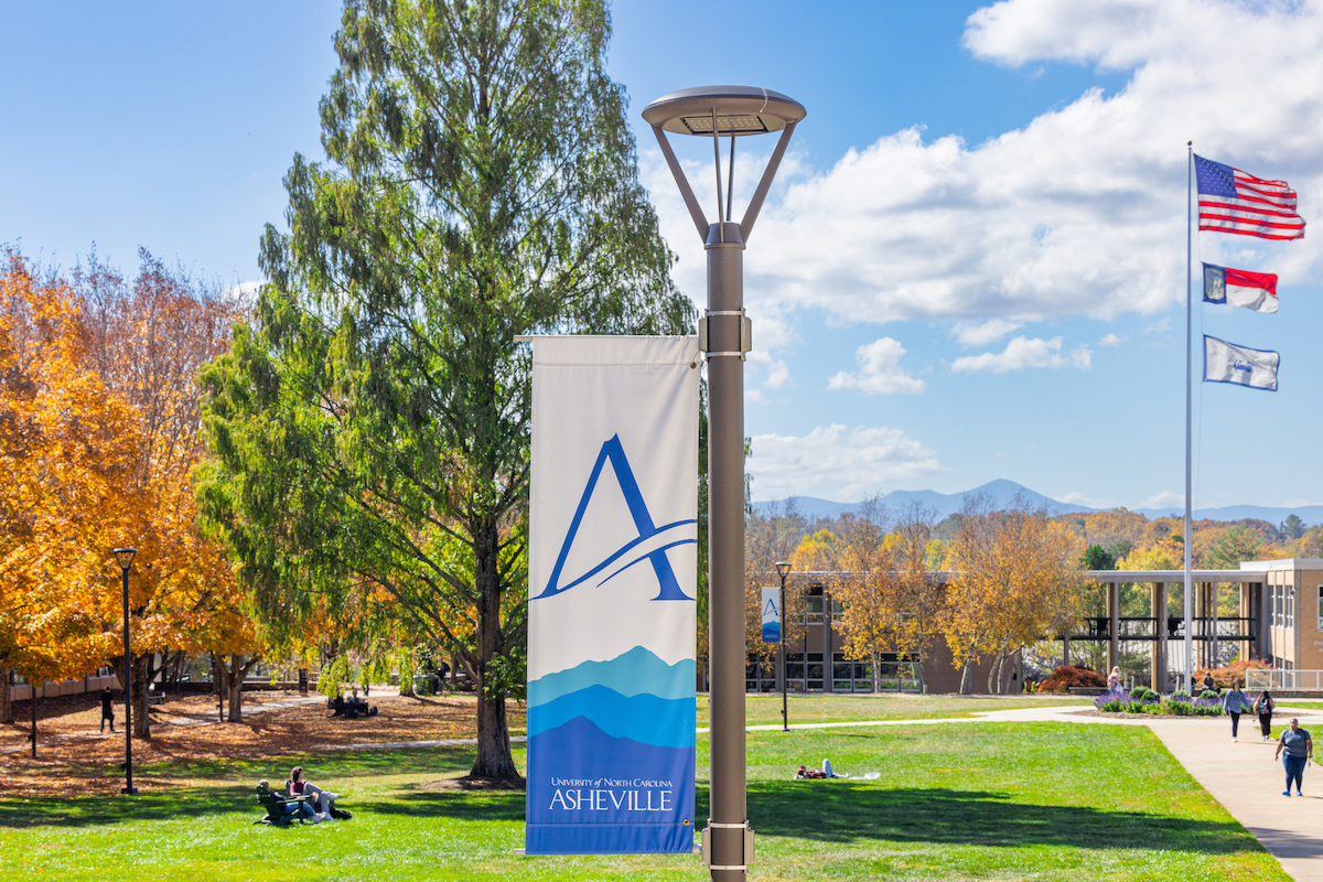 Fall campus beauty shot